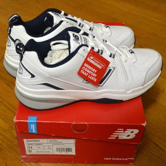 New Balance Men's Leather 608 V5 Casual Comfort Cross Trainer Size 11 - Picture 2 of 9